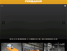 Tablet Screenshot of permadur.com